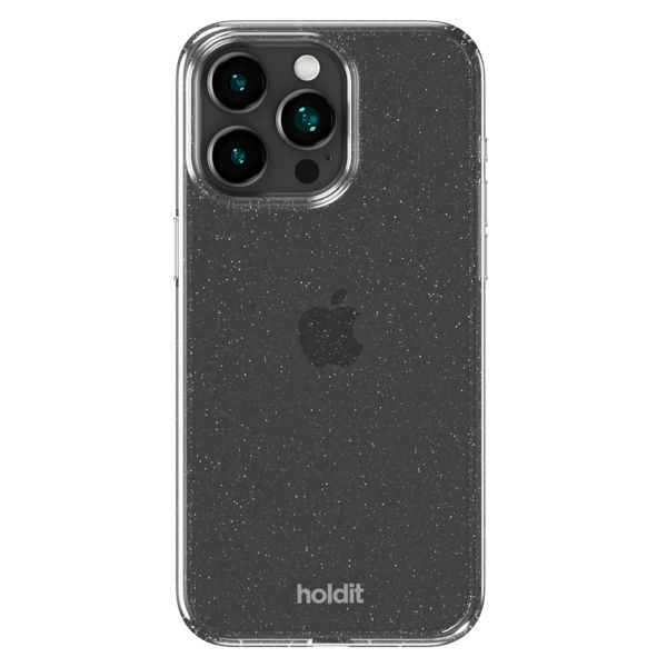 Holdit Glitzer Case Apple iPhone 15 Pro - Weiß