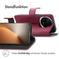 imoshion Luxuriöse Klapphülle Honor Magic8 Pro - Bordeaux