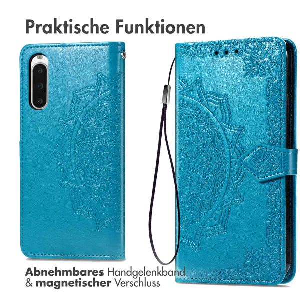 imoshion Mandala Klapphülle Sony Xperia 10 V - Türkis