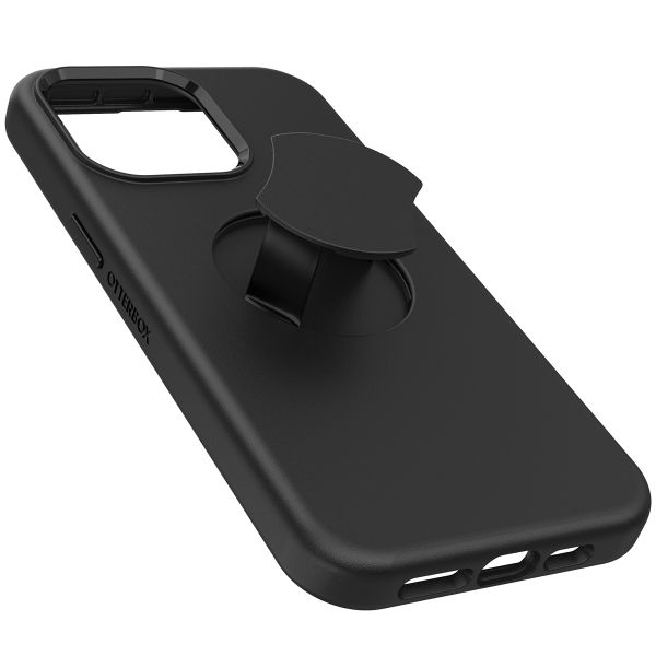 OtterBox Otter + Pop Symmetry Backcover für das Apple iPhone 15 Pro Max - Schwarz