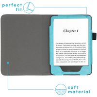 imoshion Vegan Leather Klapphülle für das Amazon Kindle (2024) / Amazon Kindle (2022) 11th gen - Hellblau