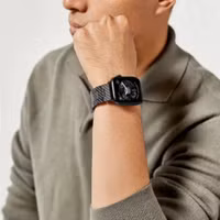 Pitaka Carbonfaser Armband für Apple Watch | 44/45/46/49 mm - Modern Carbon Black