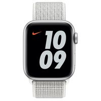Apple Nike Sport Loop Armband für das  Apple Watch Series 1 t/m 9 / SE (38/40/41 mm) | Series 10 / 11 (42 mm) - Summit White
