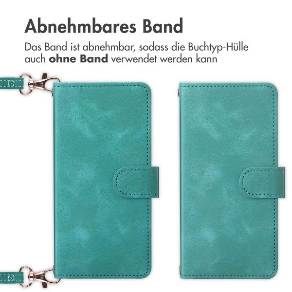 imoshion Klapphülle mit Kordel Apple iPhone SE (2022 / 2020) / 8 / 7 - Türkis
