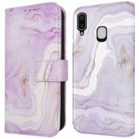 imoshion Design Klapphülle für das Samsung Galaxy A20e - Purple Marble