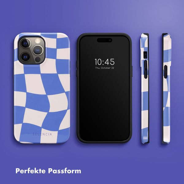 Selencia Vivid Tough Back Cover für das Apple iPhone 14 Pro Max - Groovy Sapphire Blue
