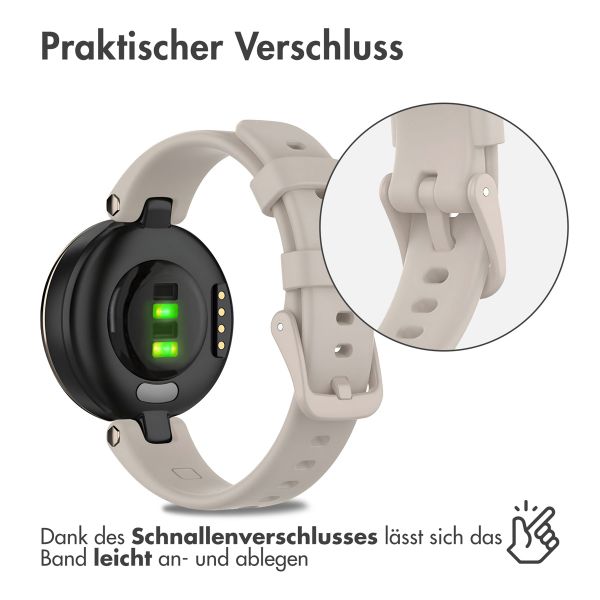 imoshion Silikonarmband für das Garmin Lily - Beige