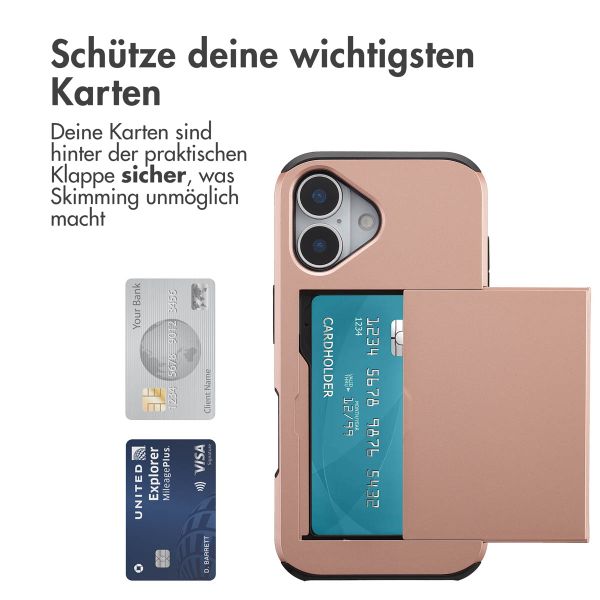 imoshion Backcover mit Kartenfach Apple iPhone 17 - Rosé gold