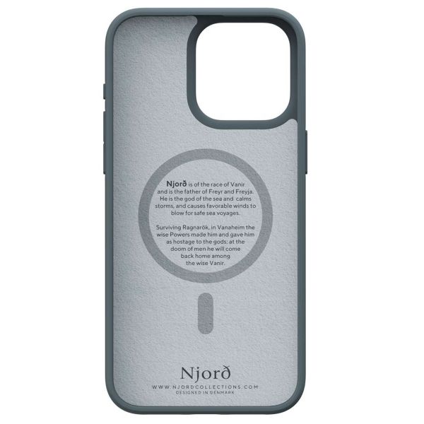 Njorð Collections Fabric MagSafe Case für das iPhone 15 Pro Max - Dark Grey