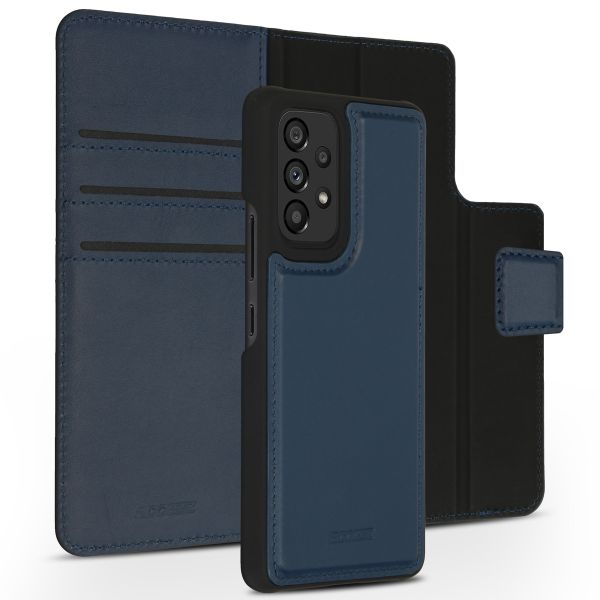 Accezz Premium Leather 2 in 1 Wallet Bookcase Samsung Galaxy A53 - Dunkelblau