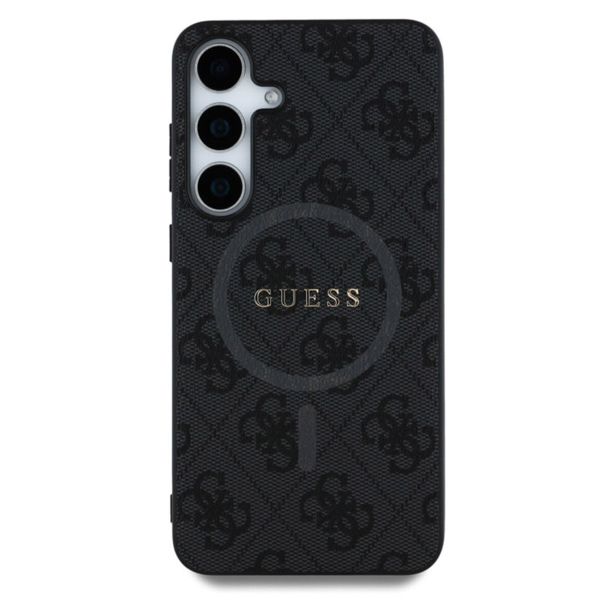 Guess Classic 4G Logo Backcover MagSafe Samsung Galaxy S25 Plus - Schwarz
