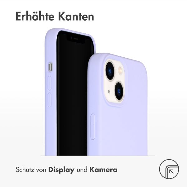 Accezz Liquid Silikoncase mit MagSafe für das Apple iPhone 14 - Violett