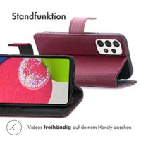 imoshion Luxuriöse Klapphülle Samsung Galaxy A52(s) (5G/4G) - Bordeaux