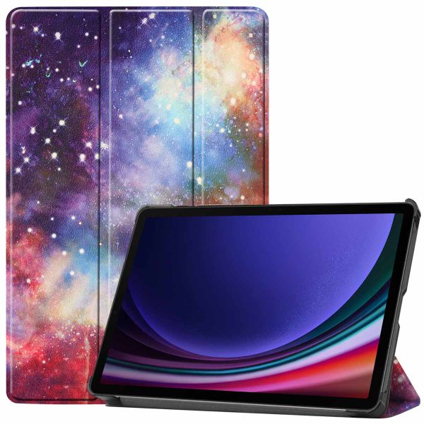imoshion Design Trifold Klaphülle Samsung Galaxy Tab S9 11.0 Zoll - Space