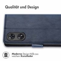 imoshion Luxuriöse Klapphülle Oppo Reno 8 T (4G) - Dunkelblau