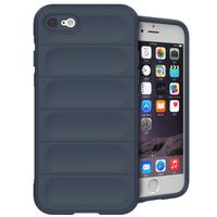 imoshion EasyGrip Back Cover für das Apple iPhone SE (2022 / 2020) / 8 / 7 - Dunkelblau