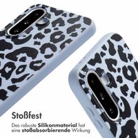imoshion SilikonHülle design mit Band Samsung Galaxy A36 / A56 - Animal Lila