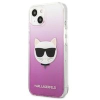 Karl Lagerfeld Hardcase Backcover Choupette für das iPhone 13 - Rosa