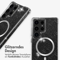 imoshion Klare Glitter Backcover mit MagSafe Samsung Galaxy S25 Ultra - Silber