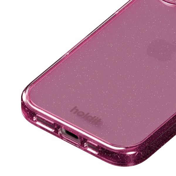 Holdit Glitzer Case Apple iPhone 16 - Rosa
