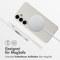 imoshion Color Back Cover mit MagSafe für das Samsung Galaxy S25 Plus - Beige