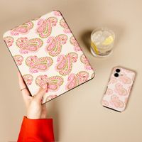 Selencia Vivid Klapphülle Apple iPad 11 (2025) 11 Zoll A16 / iPad 10 (2022) 10.9 Zoll - Paisley Blush