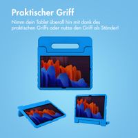 imoshion Schutzhülle mit Handgriff kindersicher Samsung Galaxy Tab S8 Plus / S7 Plus / S7 FE 5G - Blau
