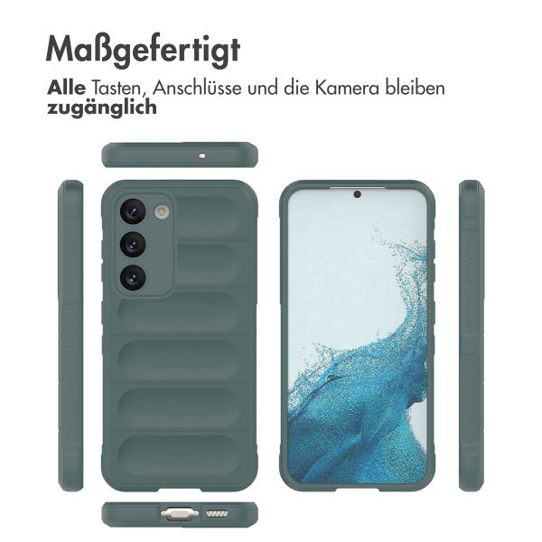 imoshion EasyGrip Back Cover für das Samsung Galaxy S23 Plus - Dunkelgrün