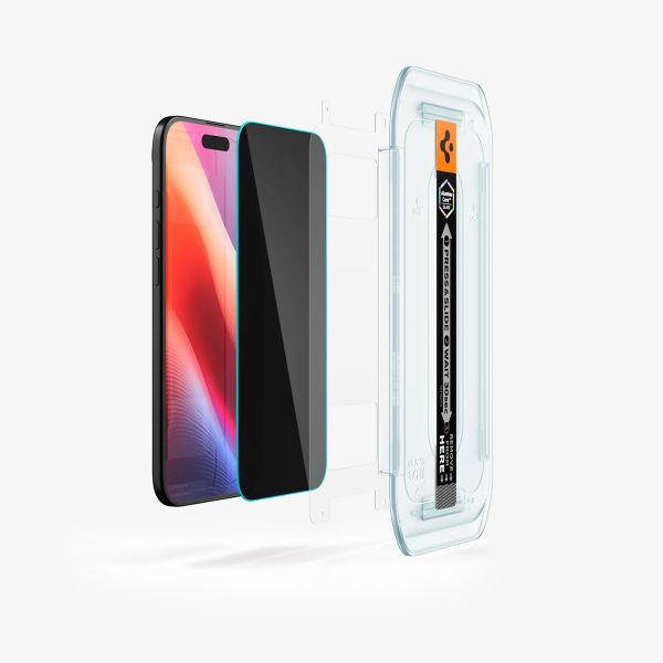 Spigen GLAStR Privacy EZ Fit Displayschutzfolie + Applicator Apple iPhone Air