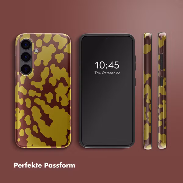 Selencia Vivid Back Cover Samsung Galaxy S24 - Moo'd Olive Dust