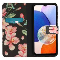 imoshion Design TPU Klapphülle für das Samsung Galaxy A14 (5G) - Blossom Black