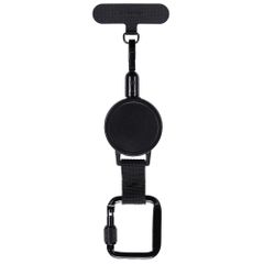 imoshion Ausziehbares Kabel mit Karabinerhaken und Telefonpad - Schwarz