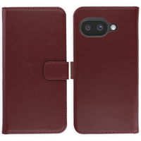 Selencia Echtleder Klapphülle Google Pixel 9A - Burgundy