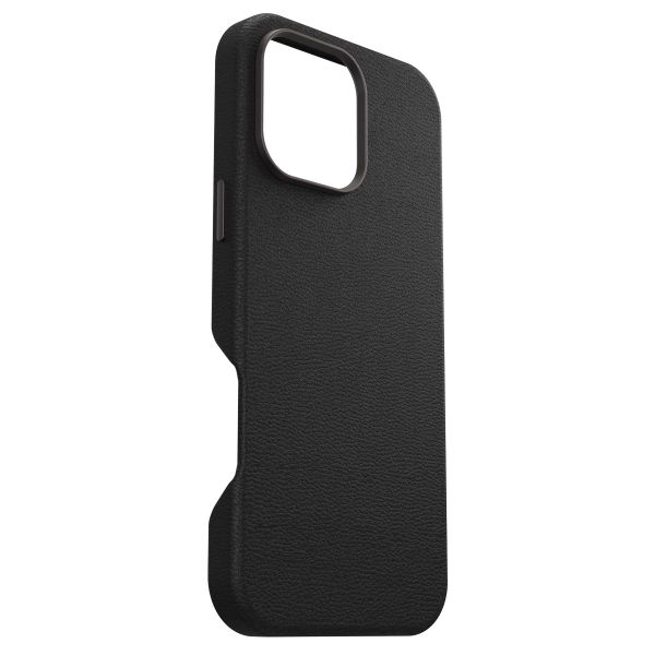 OtterBox Symmetry Cactus Leder Back Cover MagSafe für das iPhone 16 Pro Max - Noir Ash