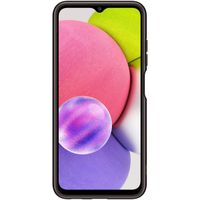 Samsung Original Silicone Clear Cover für das Galaxy A03s - Schwarz