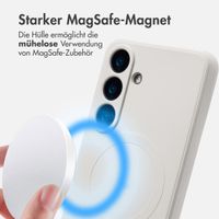 imoshion Color Back Cover mit MagSafe für das Samsung Galaxy S25 - Beige