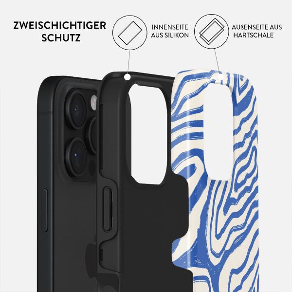 Burga Tough Back Cover für das Apple iPhone 16 Pro - Seven Seas