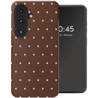 Selencia Vivid Rückabdeckung mit MagSafe Samsung Galaxy S26 - Happy Dots Chocolate
