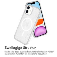 imoshion Sparkle Back Cover mit MagSafe für das Apple iPhone 12 (Pro) - Glitzer Transparent