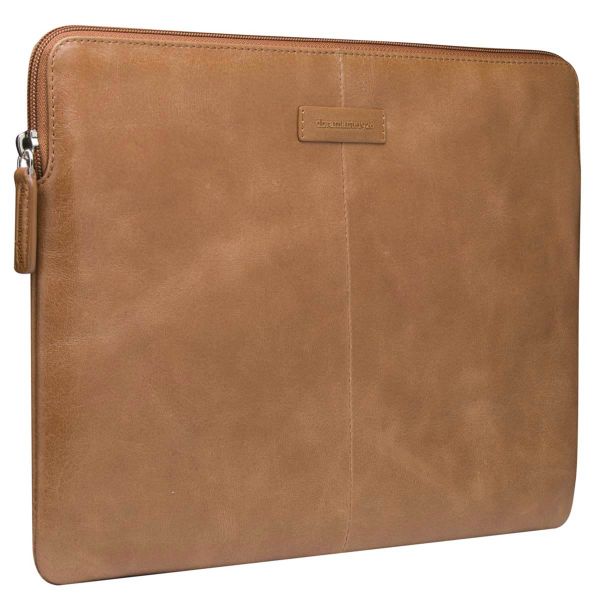 dbramante1928 Skagen Pro - Laptop Hülle 13 Zoll - Laptop Sleeve - Echtes Leder - MacBook Pro 13 Zoll / Air 13 Zoll - Tan