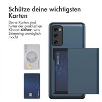 imoshion Backcover mit Kartenfach Samsung Galaxy S20 FE - Dunkelblau