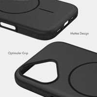 imoshion Color Backcover mit Thin MagSafe Ring Apple iPhone 16 - Schwarz