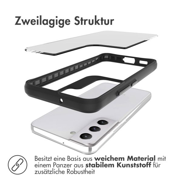 imoshion Rugged Hybrid Case Samsung Galaxy S22 - Schwarz