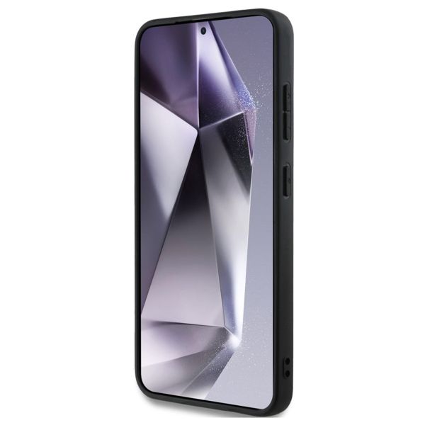 Guess 4G Metal Logo Saffiano Backcover Samsung Galaxy S25 - Rosa