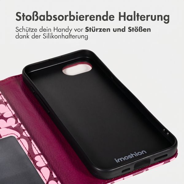 imoshion Design Klapphülle Apple iPhone 17e / 16e - Hearty Blush