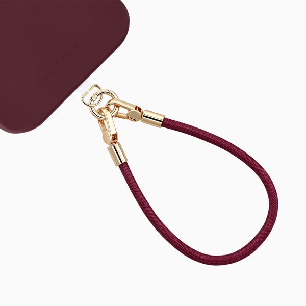 Selencia Universal Armband mit 2 Haken - Bold Burgundy