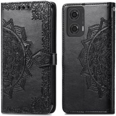 imoshion Mandala Klapphülle Motorola Moto G04 / G24 - Schwarz