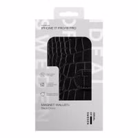 iDeal of Sweden Magnet Wallet+ Klapphülle Apple iPhone 18 Pro / 17 Pro - Black Croco