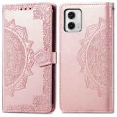 imoshion Mandala Klapphülle Motorola Moto G73 - Rosé gold