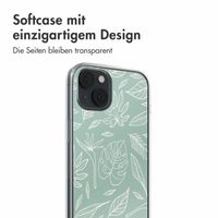 imoshion Design Hülle iPhone 14 - Leaves Line-Art